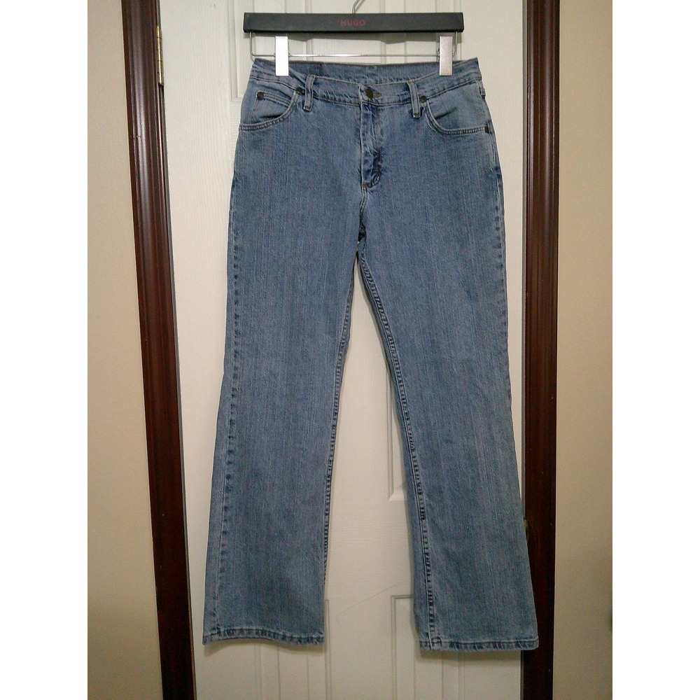 Vintage Wrangler Blues Womens Medium Wash Straight Leg Jeans WB571ST Size 6x30
